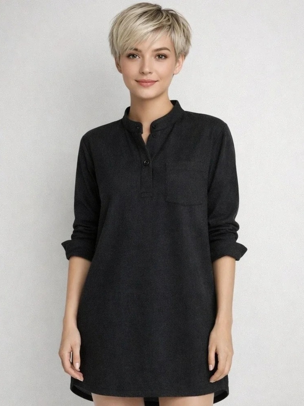 Madewell Charcoal Shirt Dress